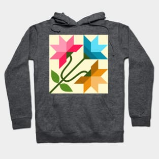 North Carolina Lilies on buttercream base Hoodie